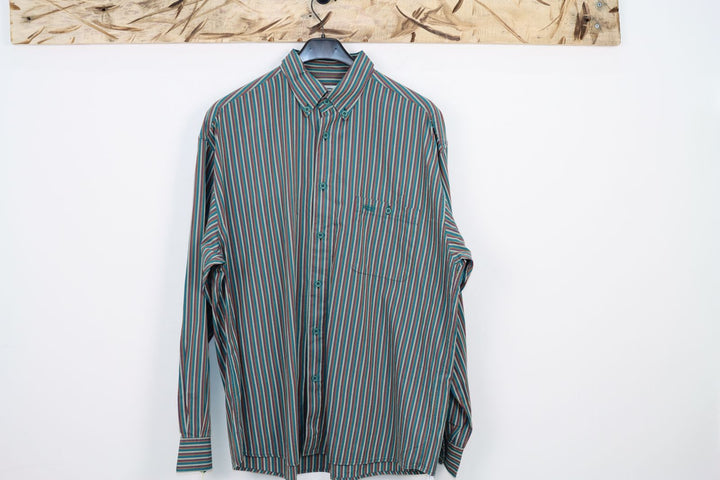 Missoni Sport Camicia Verde a Righe Taglia XL Uomo