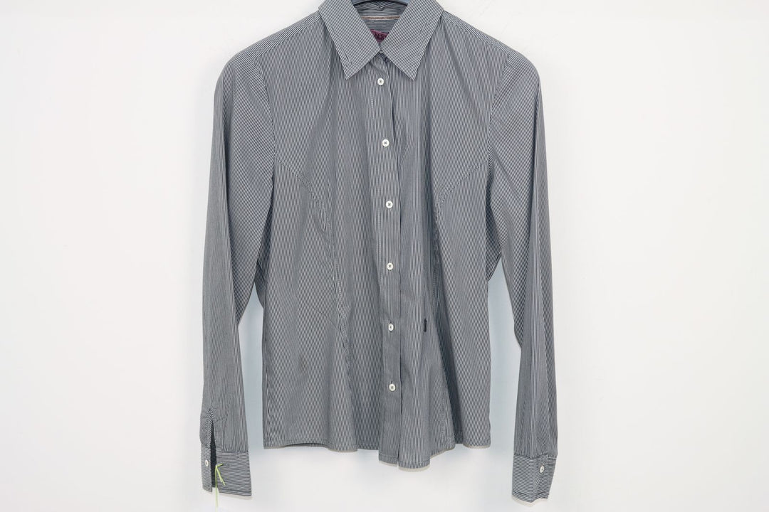 Jeckerson Camicia Grigio a Righe Taglia L Donna