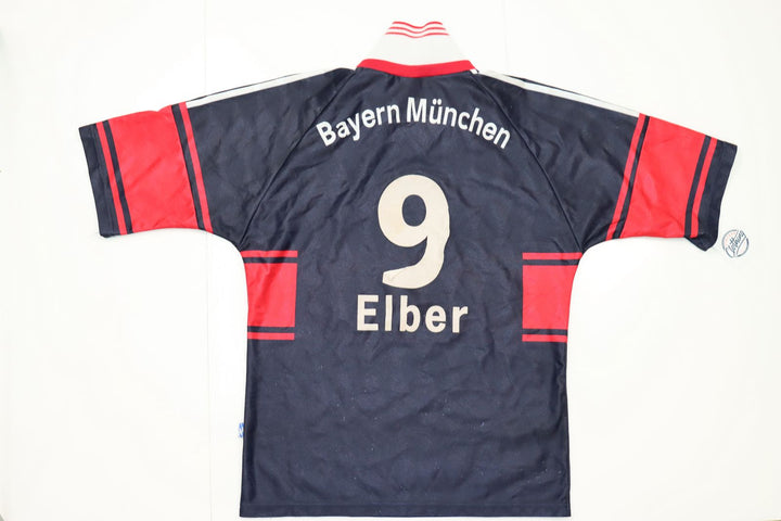 Maglia da calcio Adidas Bayern Munich 1997/1998 Elber 9 Taglia S