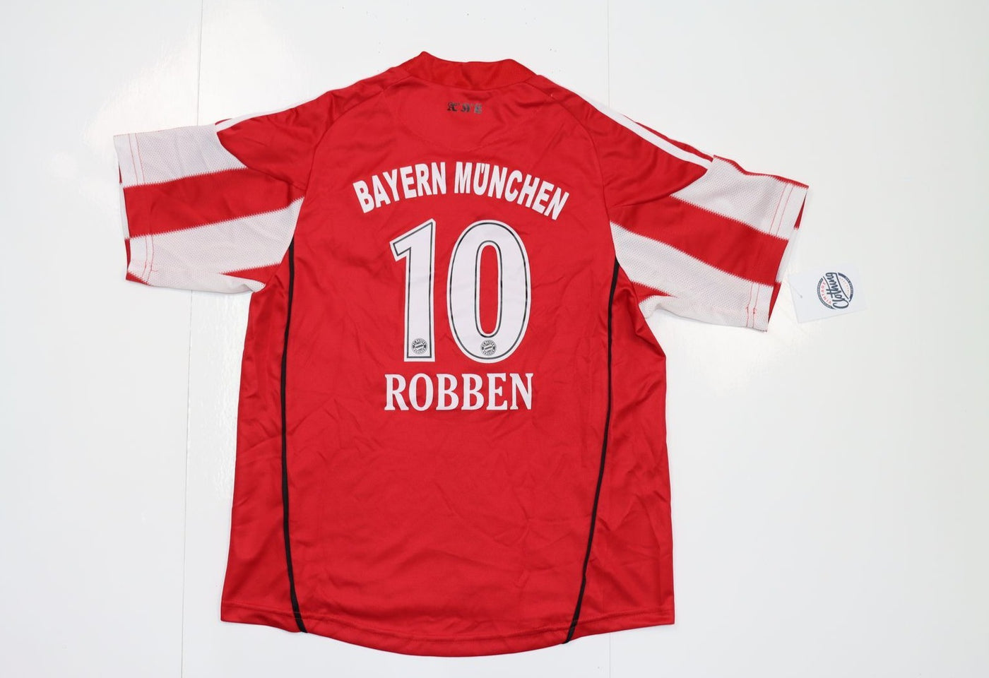 Maglia da calcio Adidas Bayern Munich 2010/2011 Robben 10 Taglia 14A