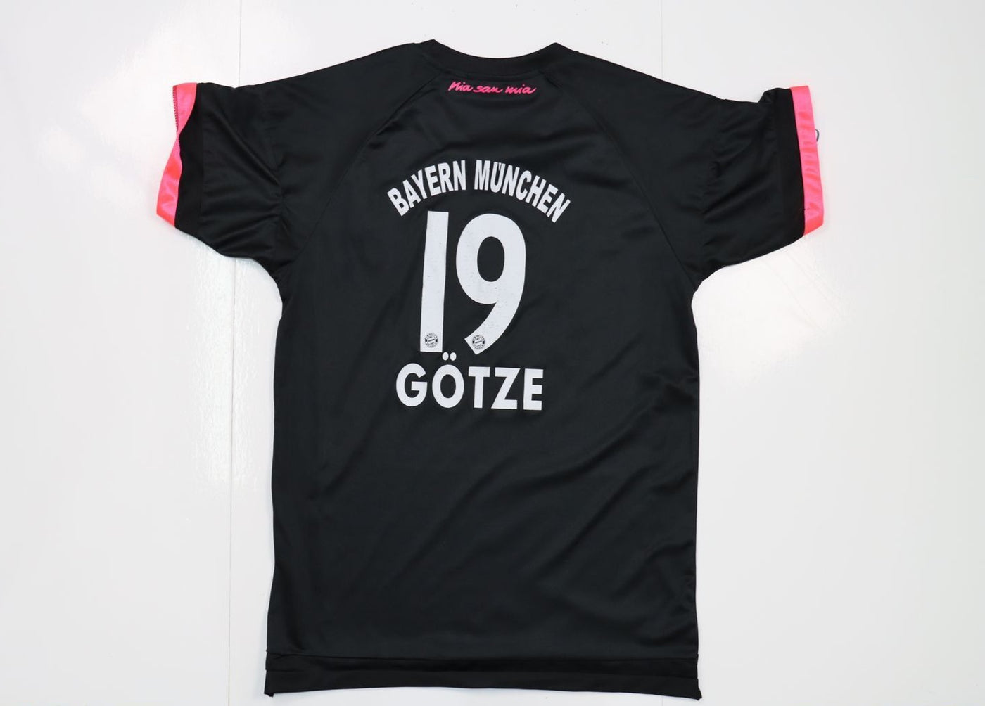 Maglia da calcio Adidas Bayern Munich 2015/2016 Gotze 19 Taglia XS