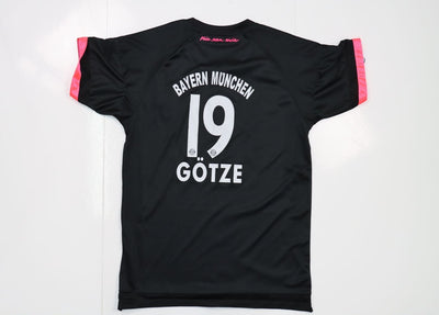 Maglia da calcio Adidas Bayern Munich 2015/2016 Gotze 19 Taglia XS