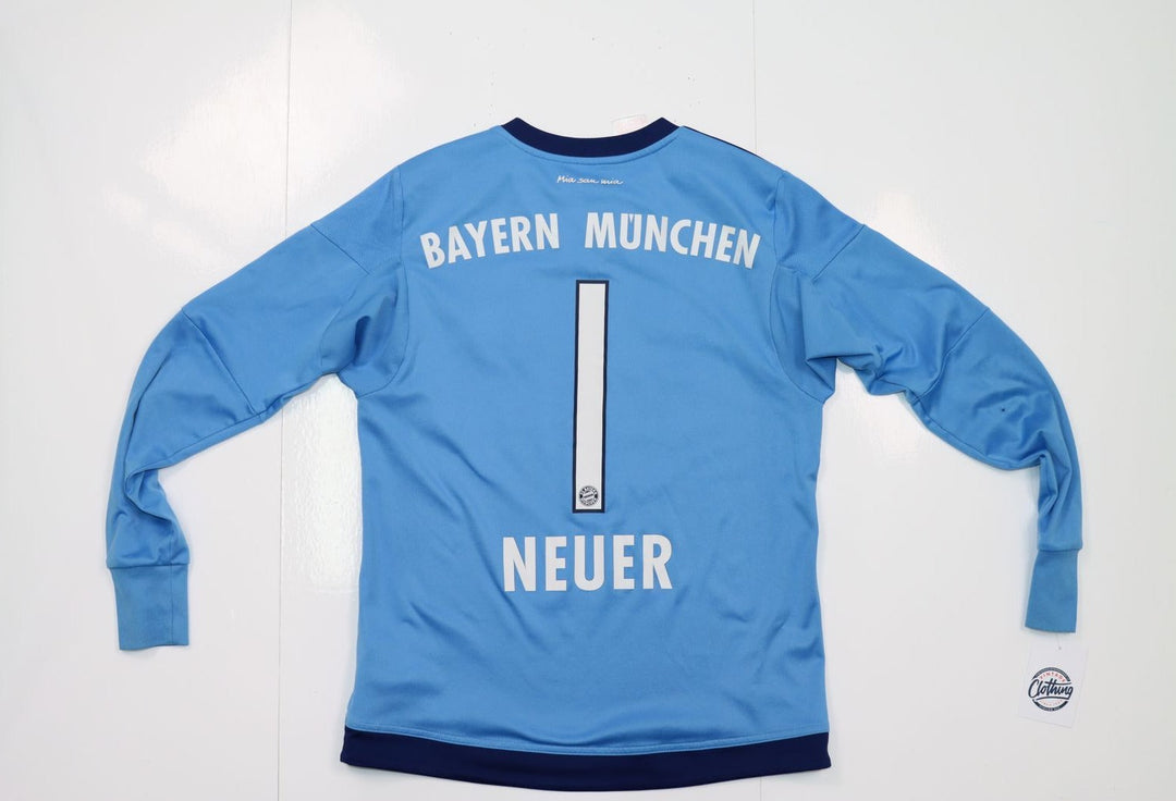 Maglia da calcio Adidas Bayern Munich 2015/2016 Neur 1 Taglia 13/14A