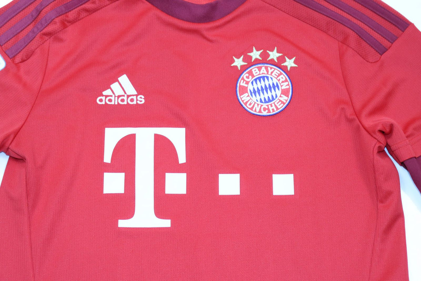 Maglia da calcio Adidas Bayern Munich 2015/2016 Alaba 27 Taglia 13/14A