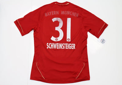 Maglia da calcio Adidas Bayern Munich 2012/2013 Schweinsteiger 31 Taglia M