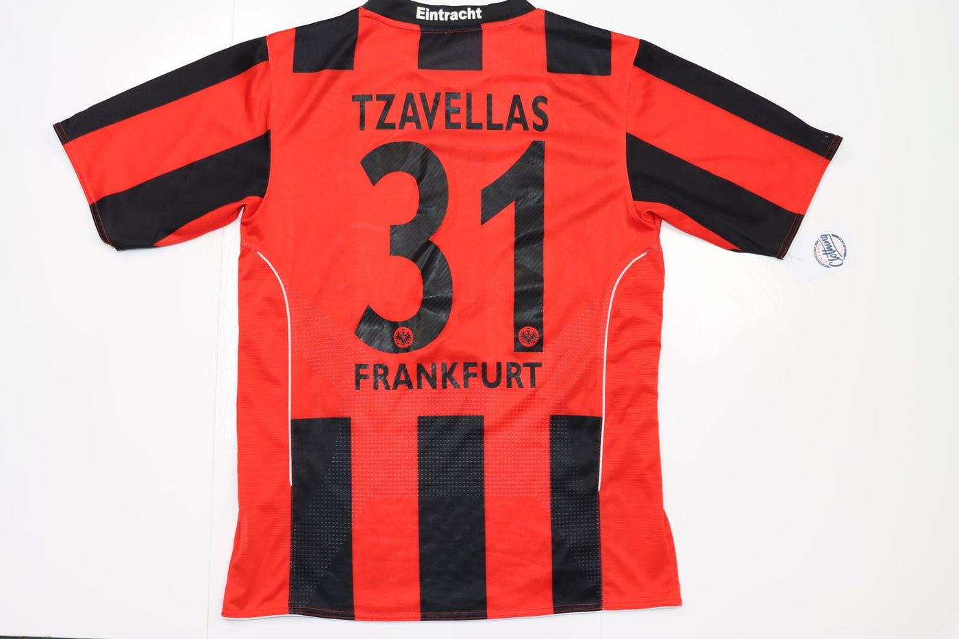 Maglia da calcio Jako Eintracht Frankfurt 2010/2011 Tzavellas 31 Taglia M