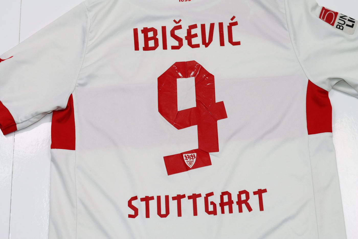 Maglia da calcio Puma Stoccarda 2017/2018 Ibisevic 9 Taglia 16