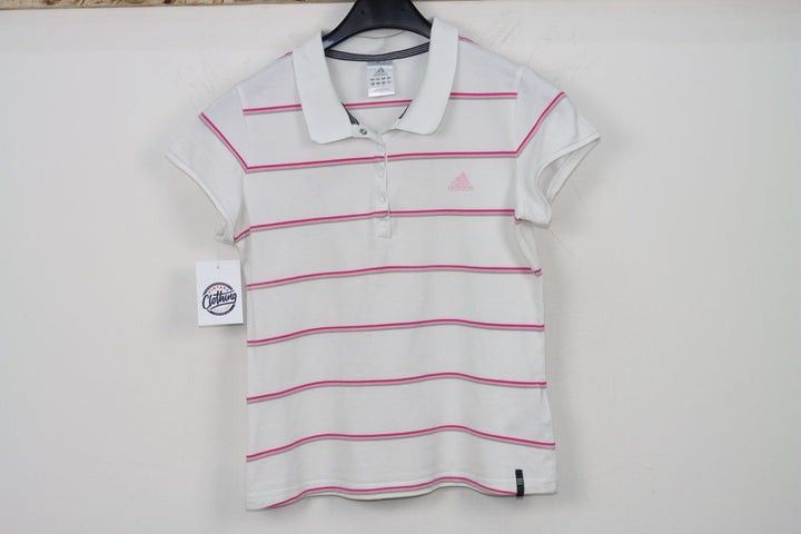 Adidas Polo Bianca e Rosa Taglia 48 Donna