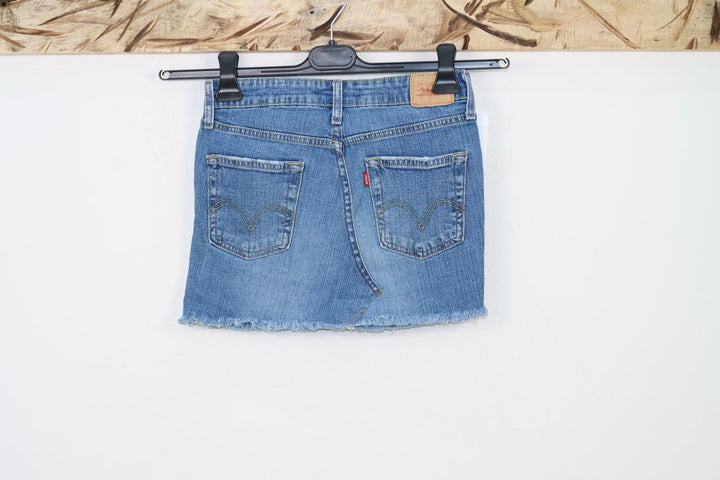 Levi's Mini Gonna di Jeans Denim Taglia 3M Vintage Donna