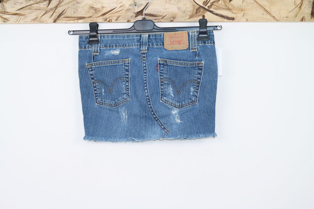 Levi's Mini Gonna di Jeans Denim Taglia 6M Vintage Donna