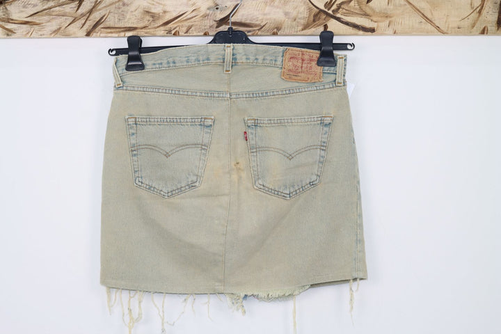 Levi's Mini Gonna di Jeans Denim Taglia W36 Vintage Donna