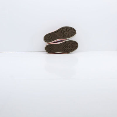 Converse All Star Basse Bianco e Fucsia Eur 27 Junior