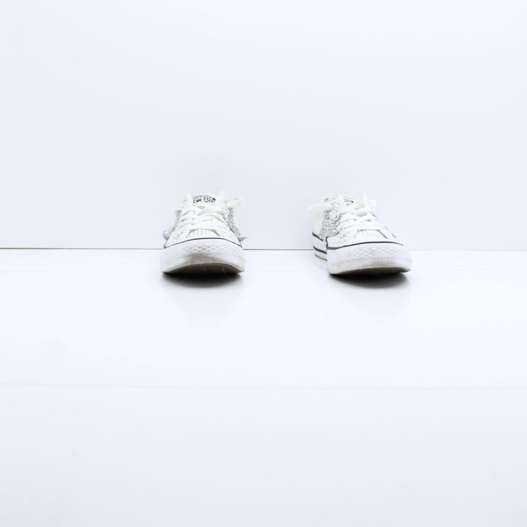 Converse All Star Basse Bianco Borchie Eur 36 Donna