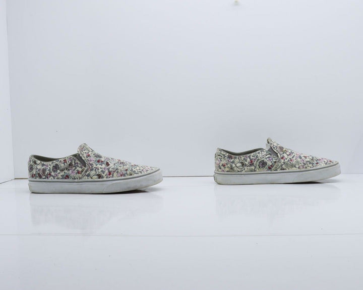 Vans Slip On Basse Bianche a fiori Eur 40 Donna