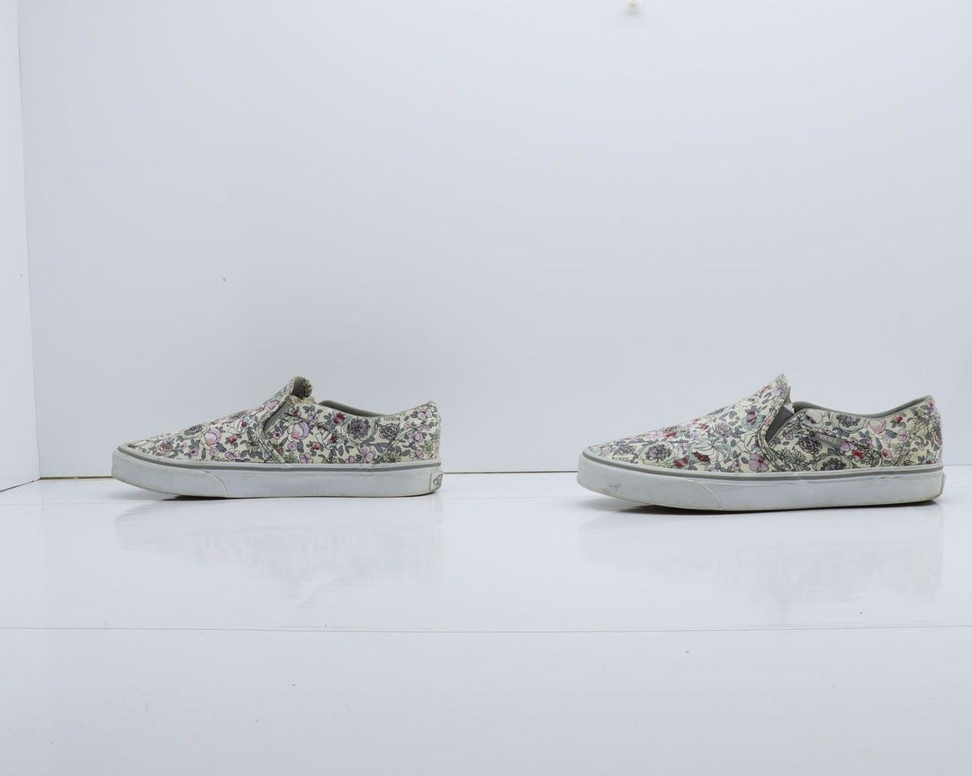 Vans Slip On Basse Bianche a fiori Eur 40 Donna