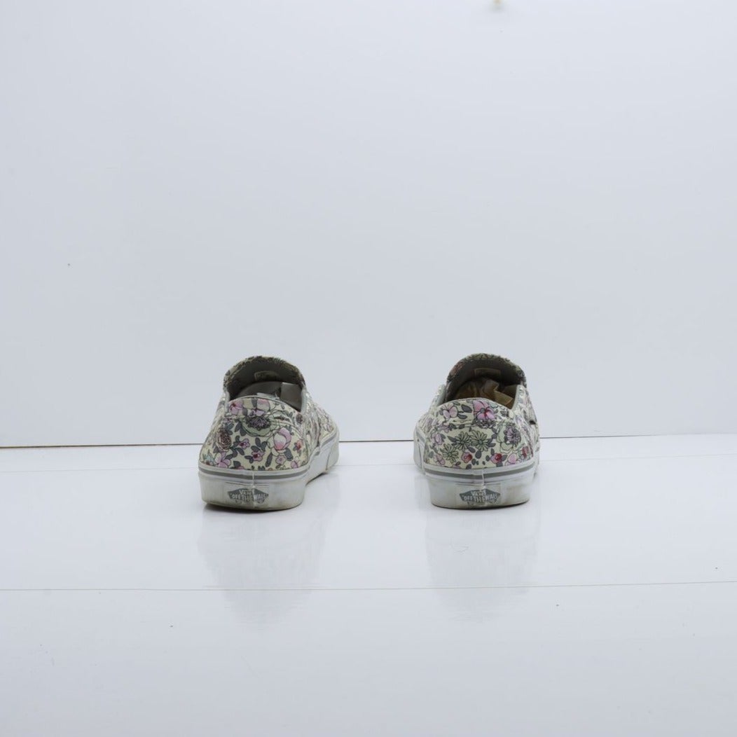Vans Slip On Basse Bianche a fiori Eur 40 Donna