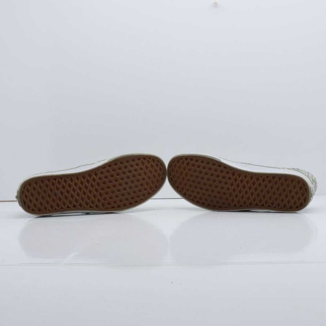 Vans Slip On Basse Bianche a fiori Eur 40 Donna
