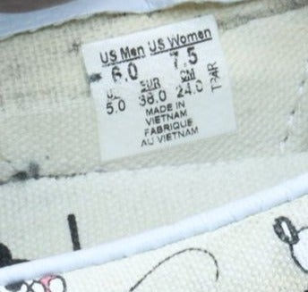 Vans Slip On Disney Basse Beige Minnie Eur 38 Unisex