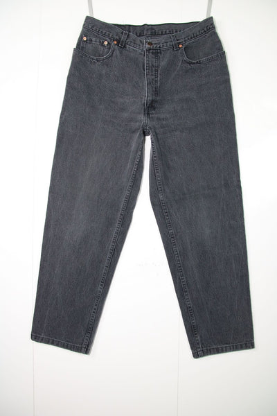 Levi's 726 Orange Tab Nero Denim W36 L32 Jeans Vintage