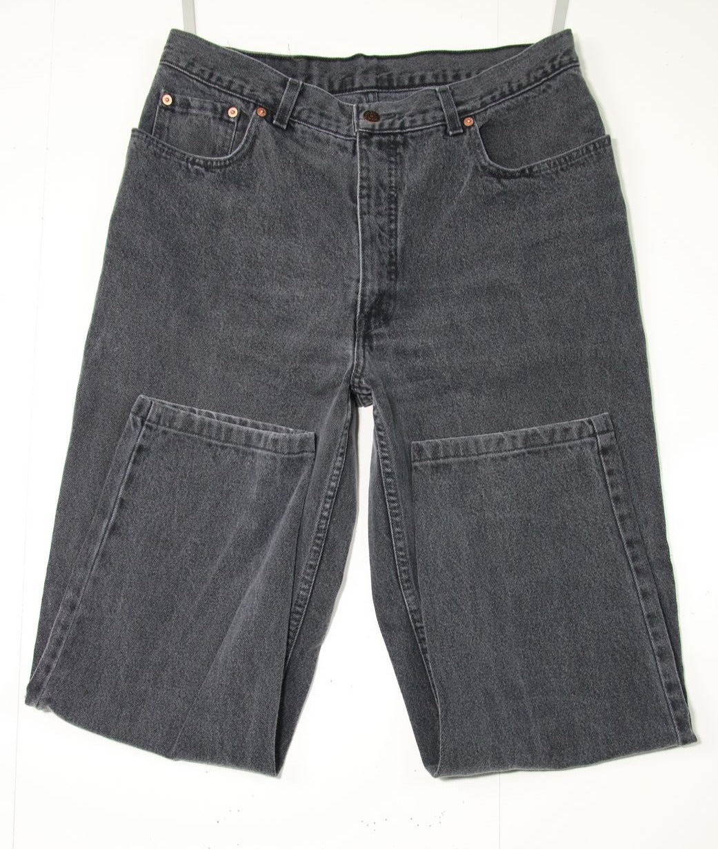 Levi's 726 Orange Tab Nero Denim W36 L32 Jeans Vintage