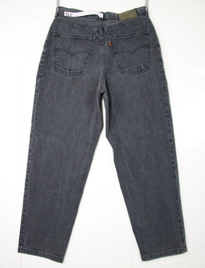 Levi's 726 Orange Tab Nero Denim W36 L32 Jeans Vintage