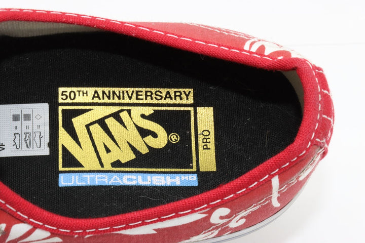 Vans Authentic Pro Basse Rosso a Fiori Eur 40.5 Unisex