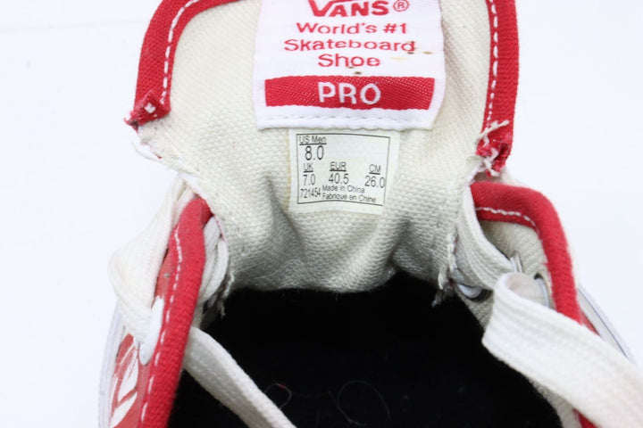 Vans Authentic Pro Basse Rosso a Fiori Eur 40.5 Unisex