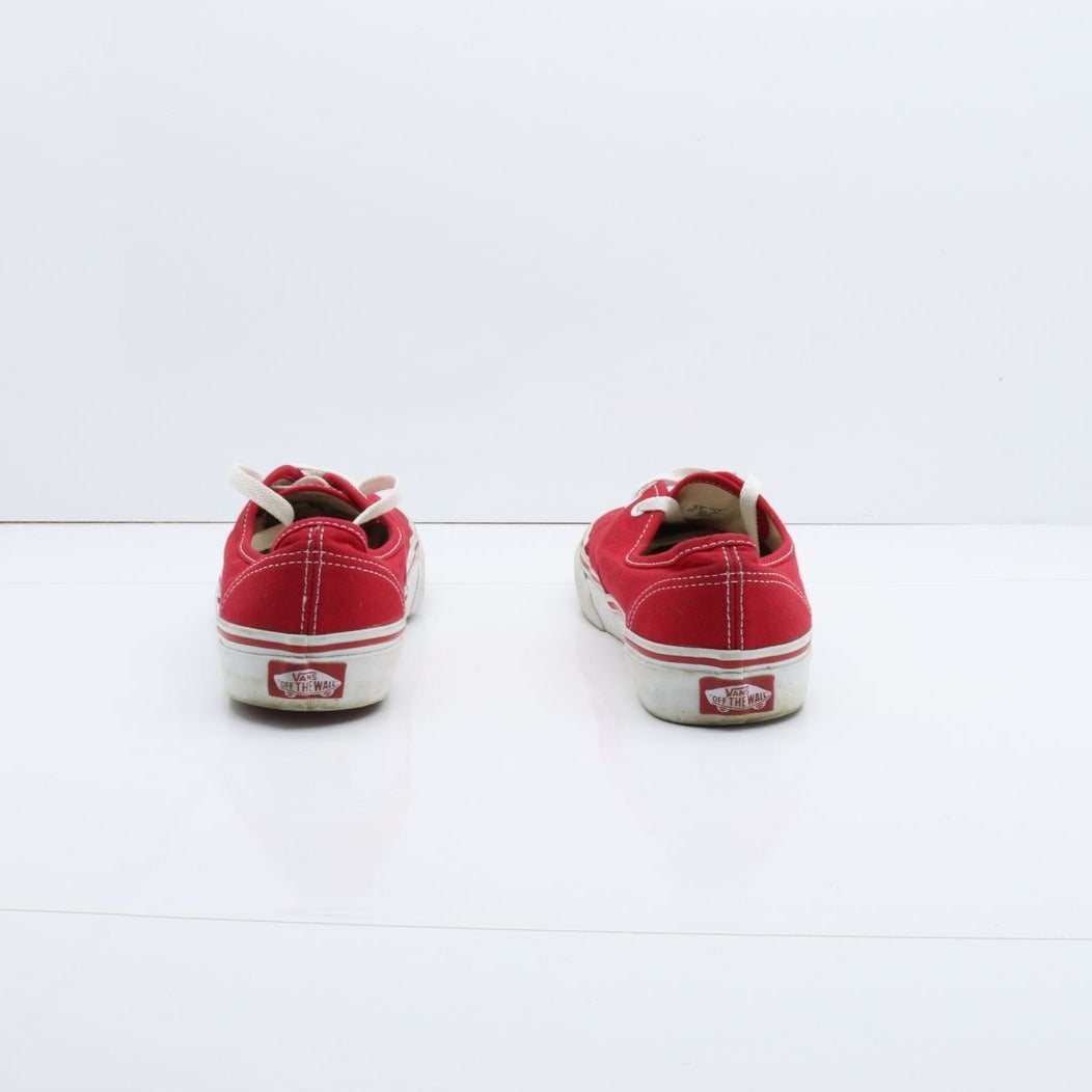 Vans Authentic Basse Rosso Eur 38 Unisex