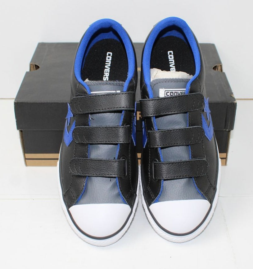 Converse All Star CONS Eur 38 UK 5 US 5.5 Nuove con Scatola scarpe Black basse in Pelle