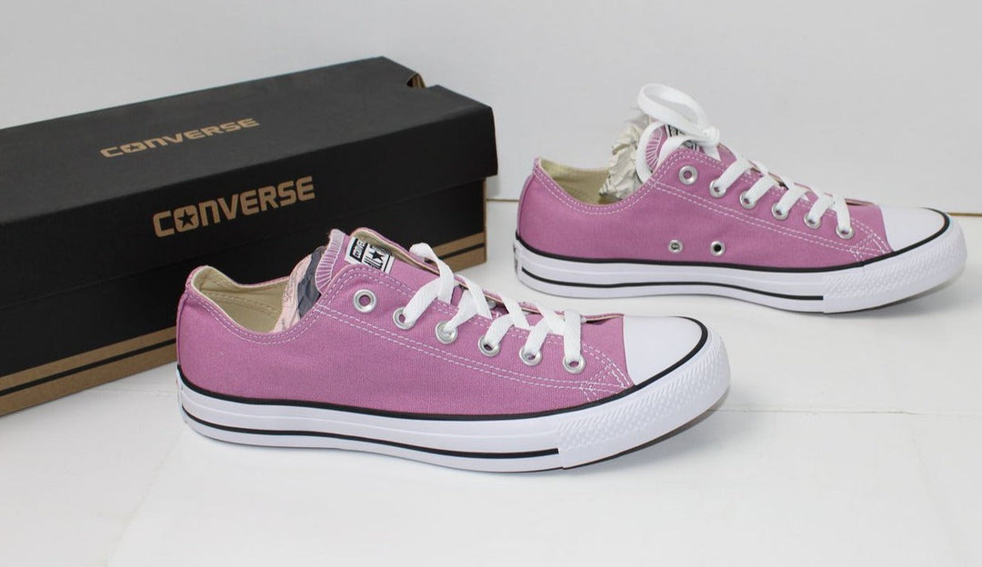 Converse All Star Eur 44 UK 10 Mens 10 Wo's 12 Nuove con Scatola scarpe Powder Purple Basse in Tela