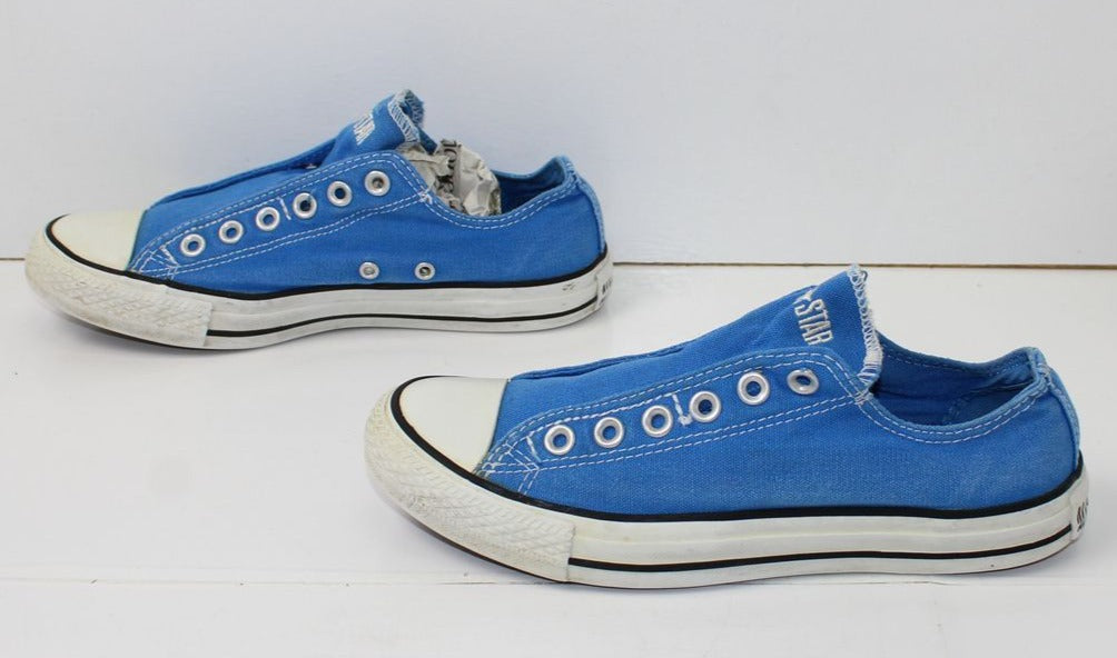 Converse All Star scarpe Sleep On Blu Basse Eur 38 UK 5.5 Mens 5.5 Wo's 7.5 in Tela