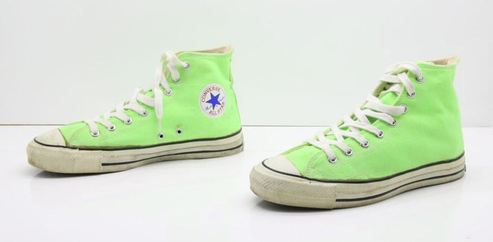 Converse All Star Made in USA Alte Col. Verde Fluo US 11