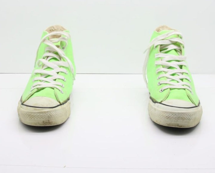 Converse All Star Made in USA Alte Col. Verde Fluo US 11