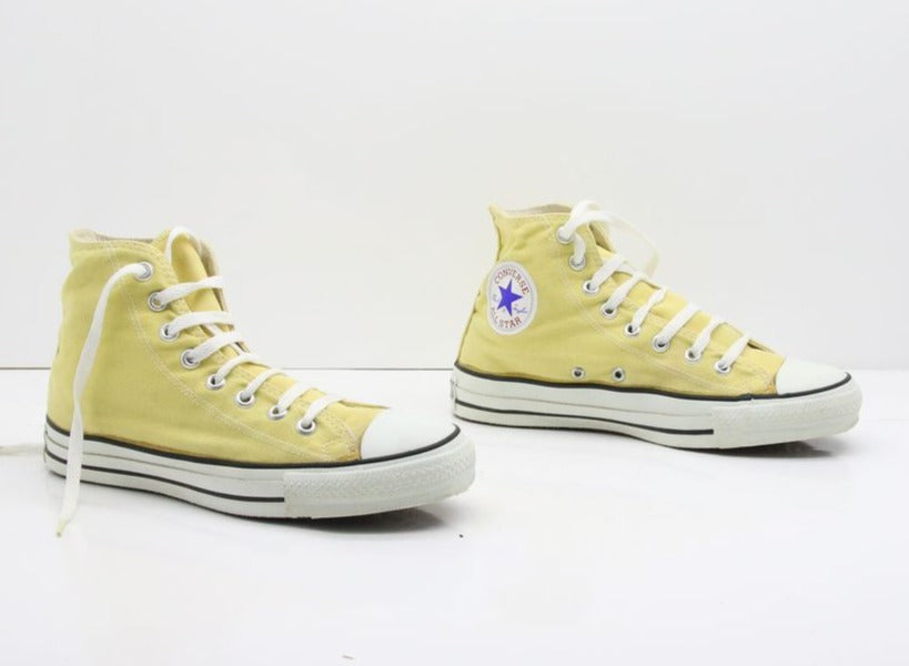 Converse All Star Made in USA Alte Col. Giallo US 6.5