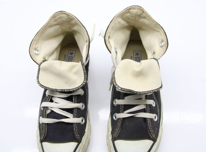 Converse All Star Made in USA Alte Col. Nero US 4 scarpe vintage