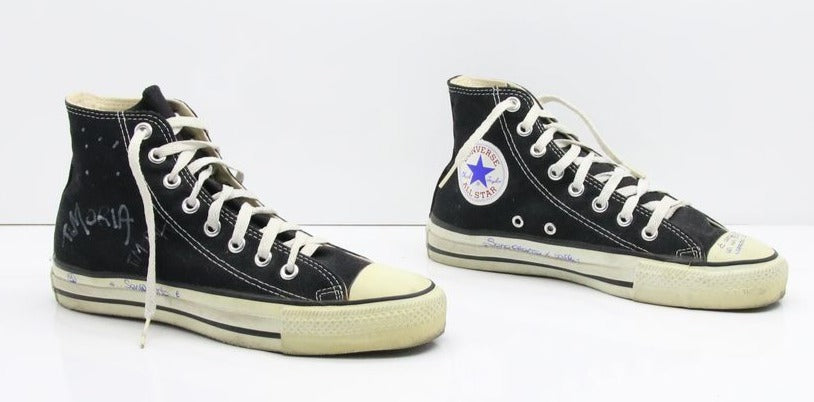 Converse All Star Made in USA Alte Col. Nero US 7 scarpe vintage