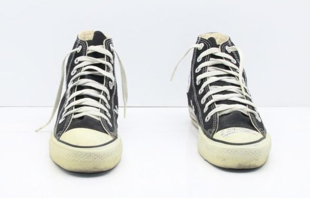 Converse All Star Made in USA Alte Col. Nero US 7 scarpe vintage
