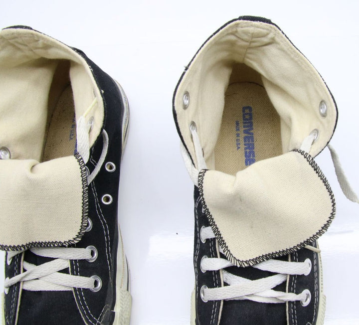 Converse All Star Made in USA Alte Col. Nero US 7 scarpe vintage