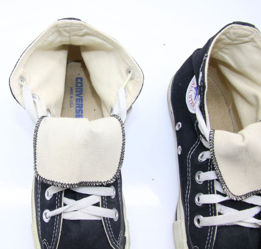 Converse All Star Made in USA Alte Col. Nero US 7 scarpe vintage