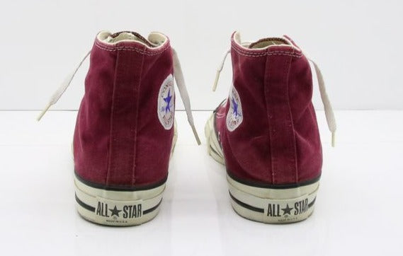 Converse All Star Made in USA Alte Col. Bordeaux US 9.5 scarpe vintage