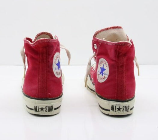 Converse All Star Made in USA Alte Col. Rosso US 5.5 scarpe vintage