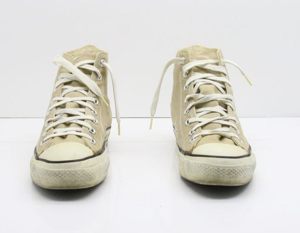 Converse All Star Made in USA Alte Col. Sabbia US 8 scarpe vintage