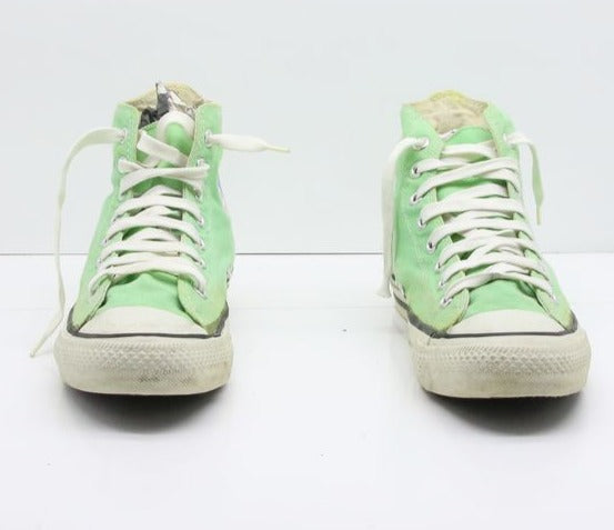 Converse All Star Made in USA Alte Col. Verde US 8.5 scarpe vintage