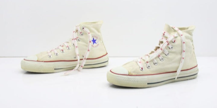 Converse All Star Made in USA Alte Col. Bianco US 6.5 scarpe vintage