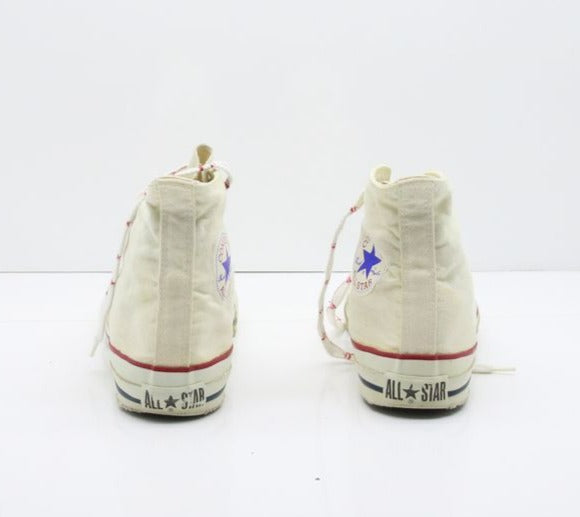 Converse All Star Made in USA Alte Col. Bianco US 6.5 scarpe vintage