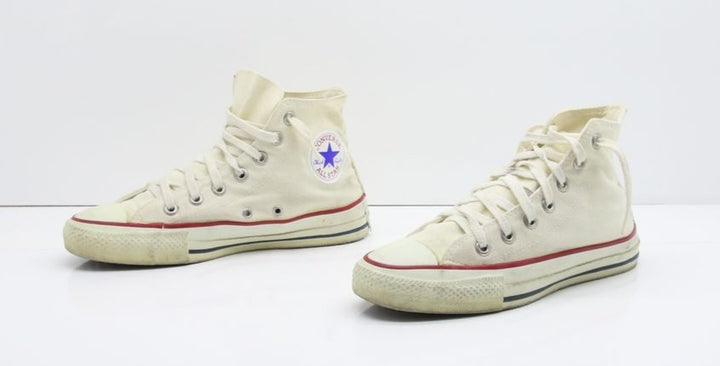 Converse All Star Made in USA Alte Col. Bianco US 6 scarpe vintage