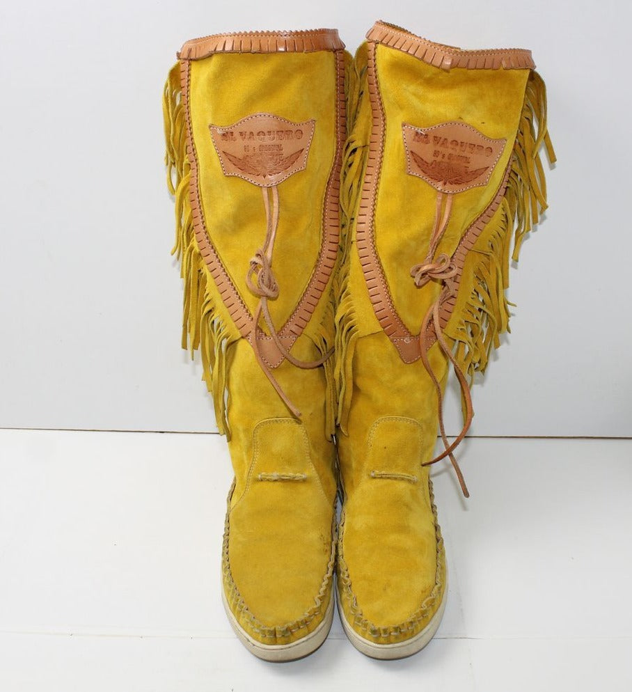 El Vaquero Stivale Western/Cowboy vintage N. 38