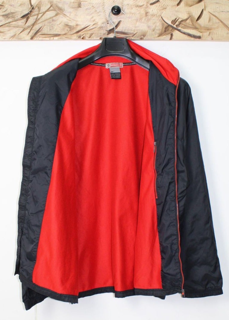 Nike Giacca  Tg. L Nero e Rosso