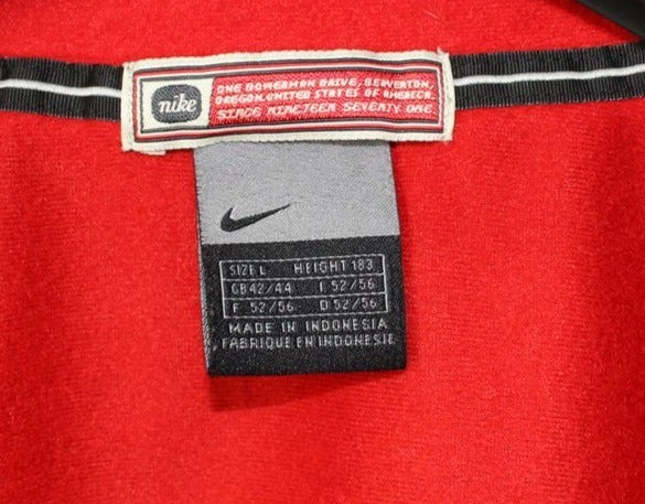 Nike Giacca  Tg. L Nero e Rosso