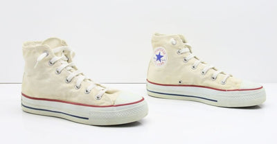 Converse All Star Made in USA Alte Col. Bianco US 5.5 scarpe vintage